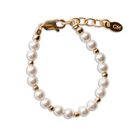 14K Gold-Plated Pearl Baby Bracelet - Brynn
