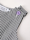 Halloween Striped Ghost Romper