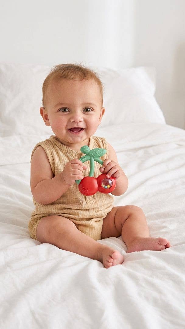 Bitzy Shake™ - Silicone Teether with Rattle