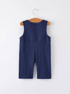 Navy Santa Sleigh Romper