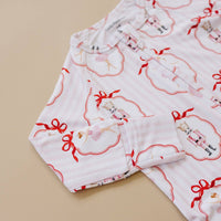 Pink Nutcracker Bamboo Zip Romper