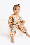 Bow Patchwork Sweatsuit