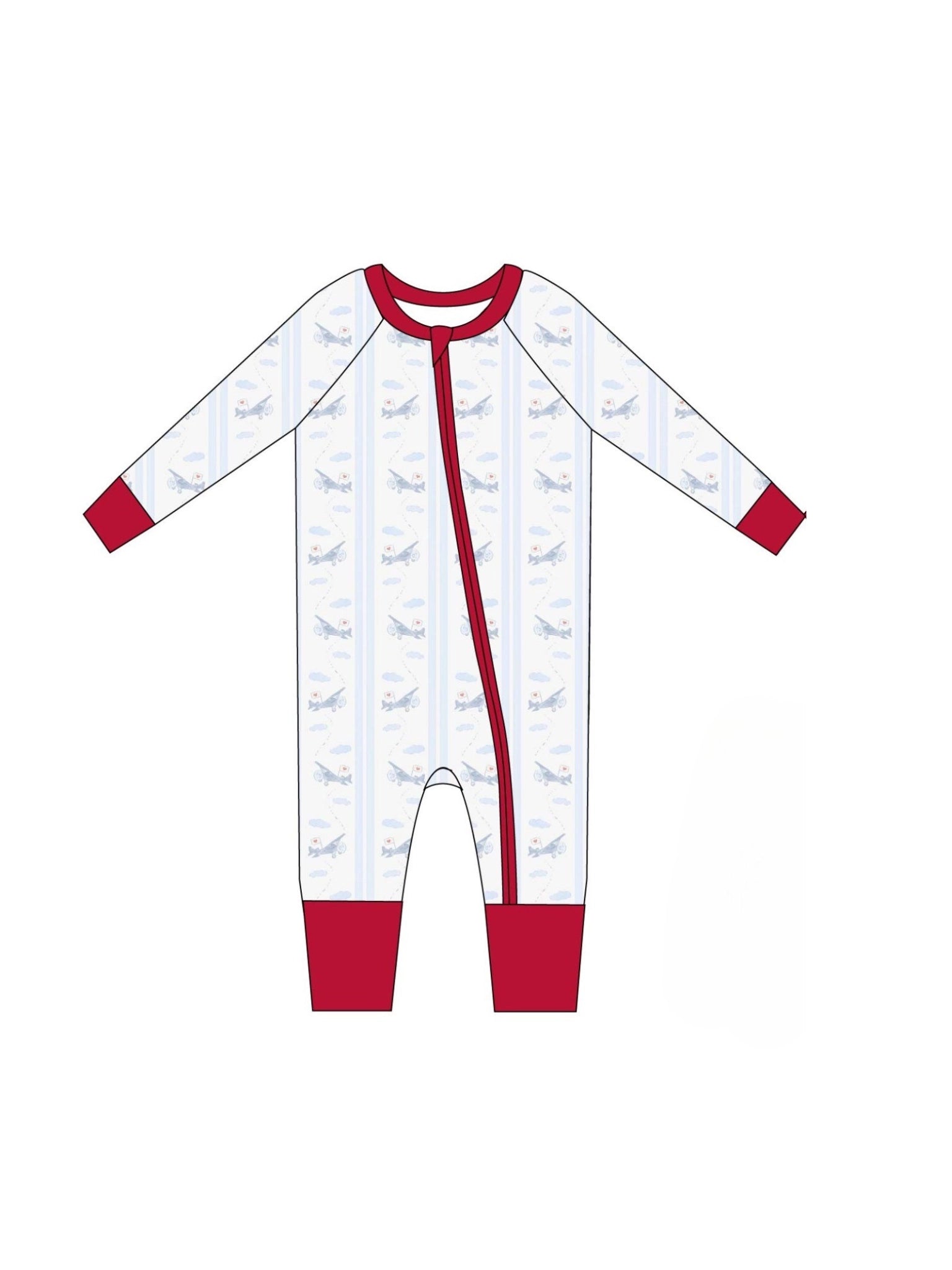 Love Is in the Air Zipper Sleeper