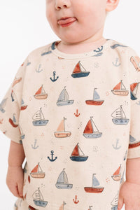 Nautical Sail Slouchy Set
