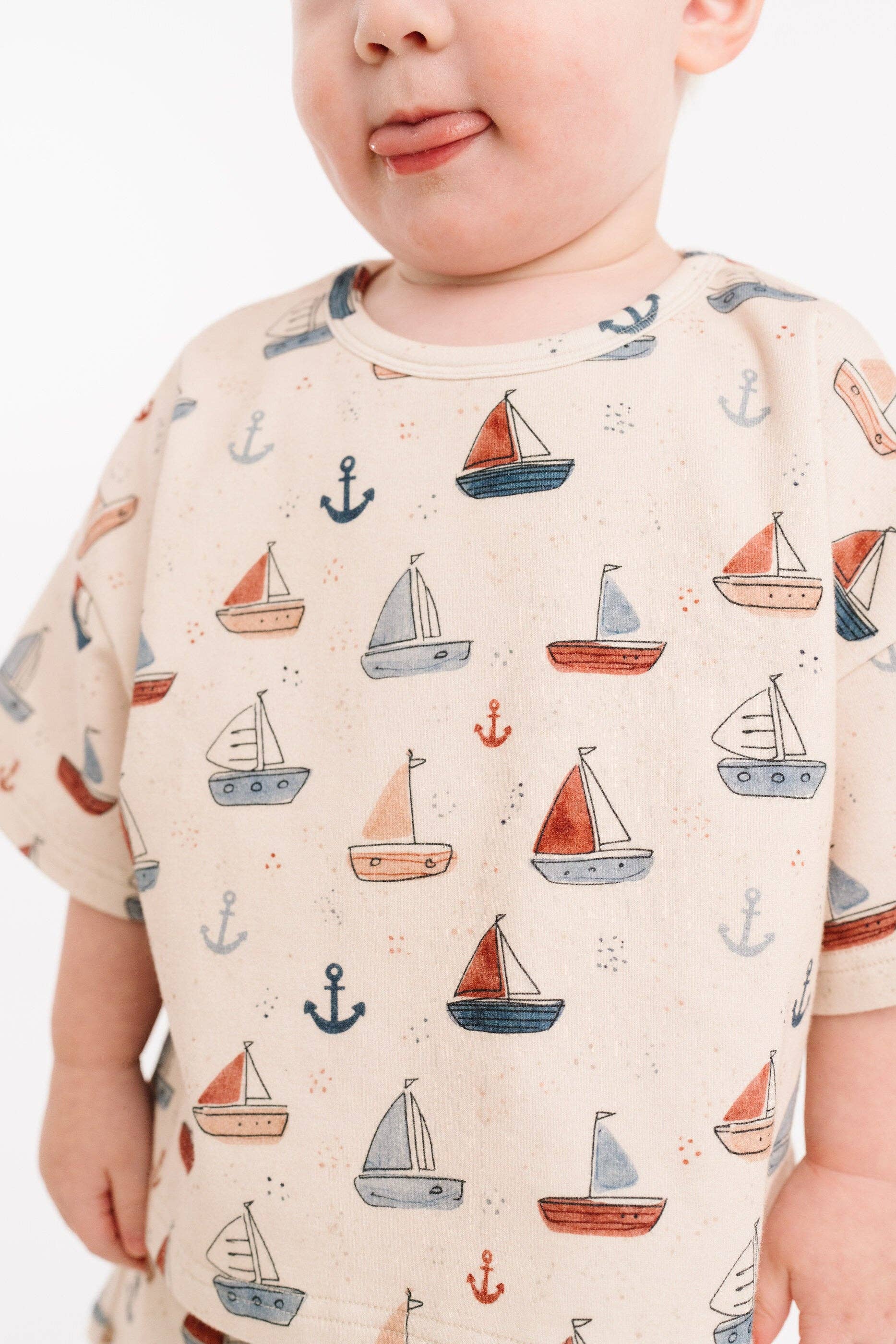Nautical Sail Slouchy Set