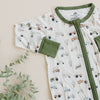 Tiny Tractors Bamboo Zippy Romper