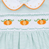 Lil' Pumpkin Classics Smocked Long Sleeve Girl Bubble