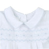 Landon's Classics Smocked Bubble - Light Blue