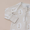 Bamboo Zip Romper | Gingham & Goose