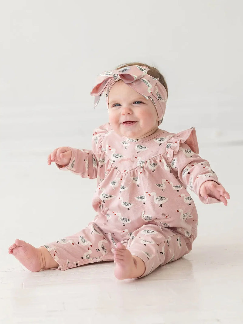 Ducky in Pink Romper