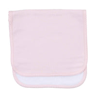 Essentials Solid Pink Burp Cloth