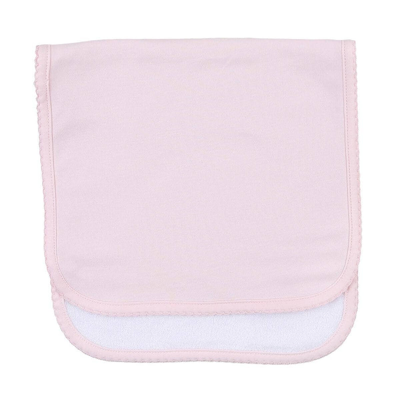 Essentials Solid Pink Burp Cloth