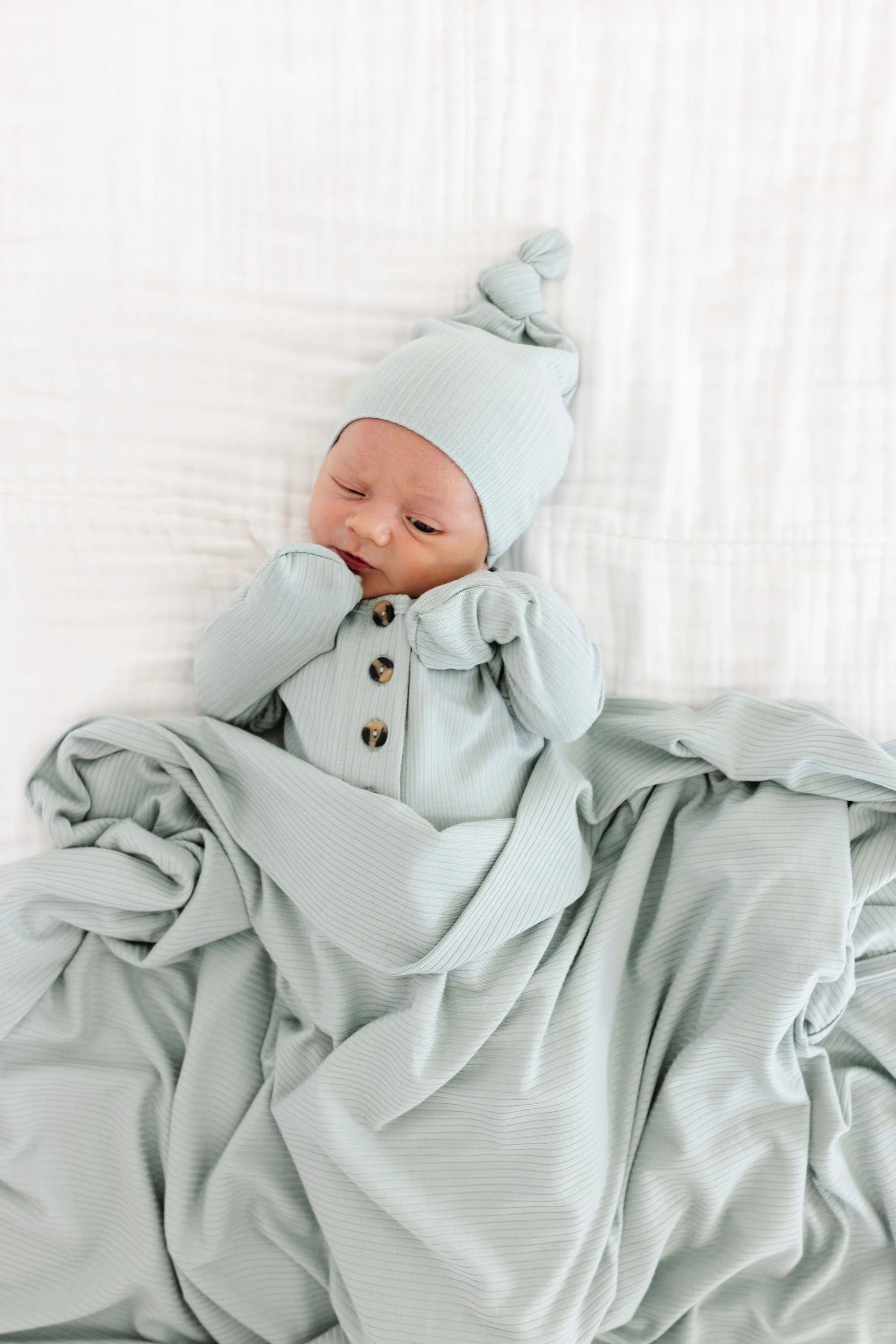 Bailey Ribbed Swaddle Blanket - Regular Luxe (48x48 Inches)