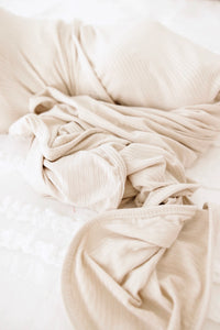 Cove Ribbed Swaddle Blanket - Regular Luxe (48x48 Inches)