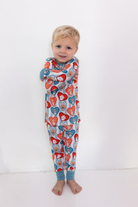 Blue Fur-Ever Two Piece Set