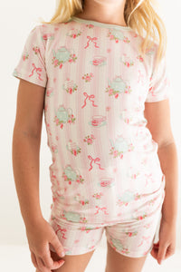 Tea Party Short Sleeve Two Piece Set