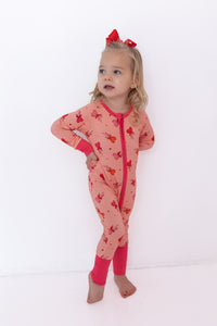 Pink Sugar Rush Zipper Romper