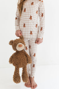 Teddy Gingham Two Piece Set