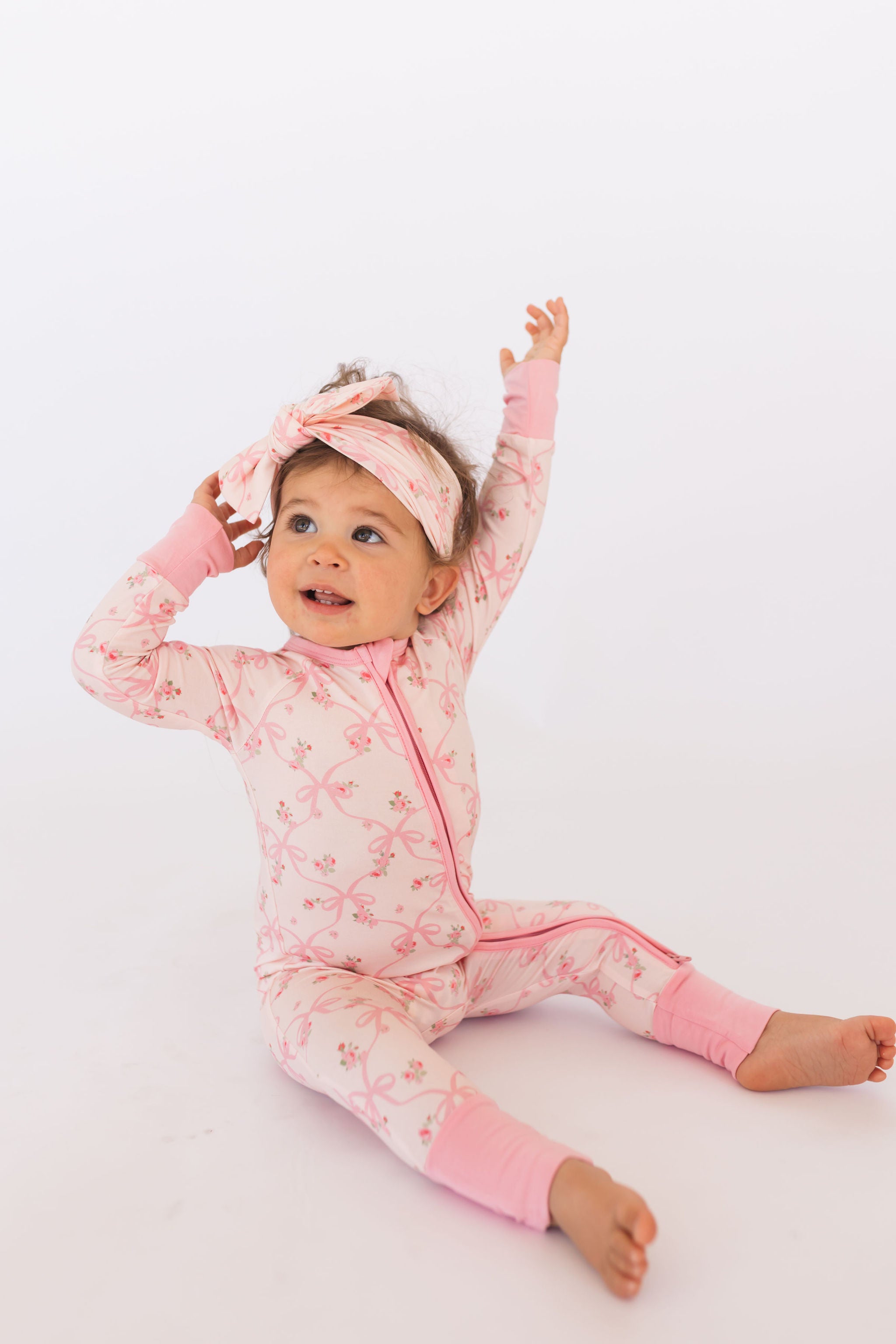 Rosie Bow Zipper Sleeper