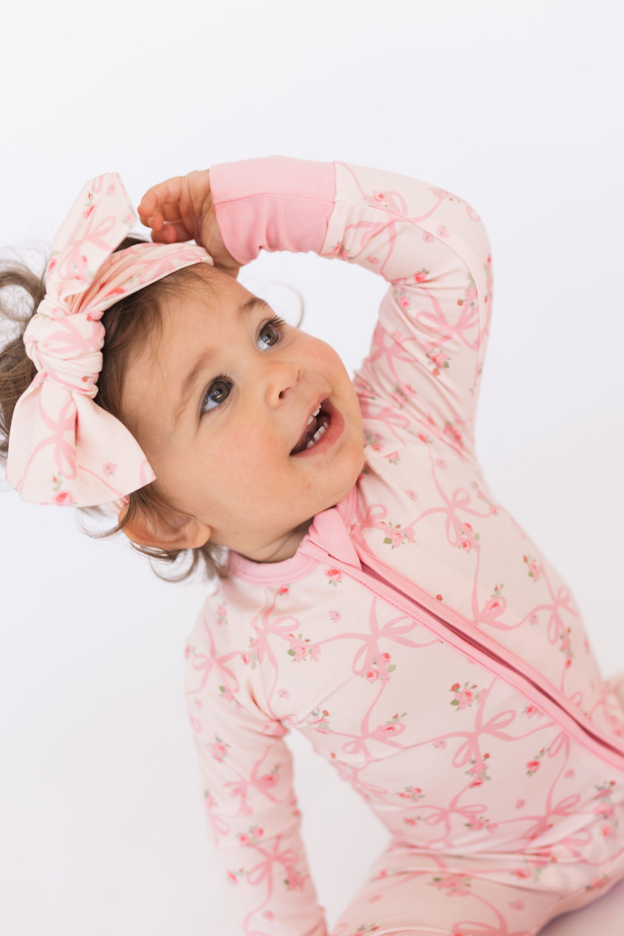 Rosie Bow Zipper Sleeper
