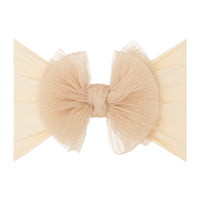 Baby Bling® Tulle FAB® soft nylon headband with tulle bow