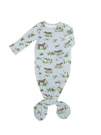 Delta Bird Hunting Dogs- Knotted Infant Gown