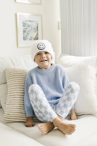 Chunky Knit Sweater | Blue