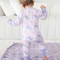 Leighton's Lavender Convertible Zip Romper