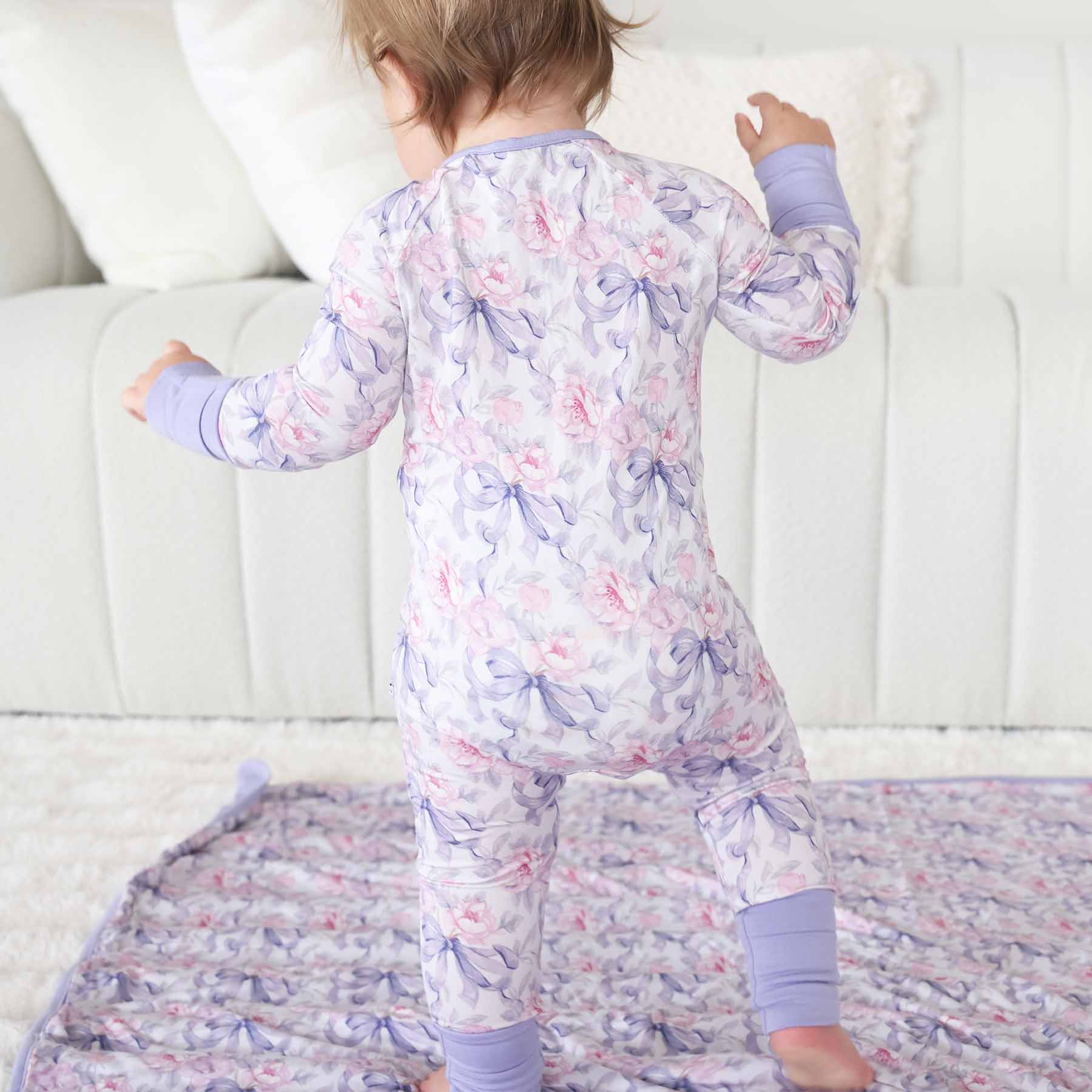 Leighton's Lavender Convertible Zip Romper