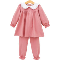 Catherine Bloomer Pant Set - Dusty Rose