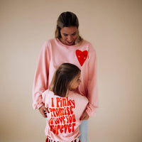 "I Pinky Promise to Love You Forever" Matching Mom Sweatshirt
