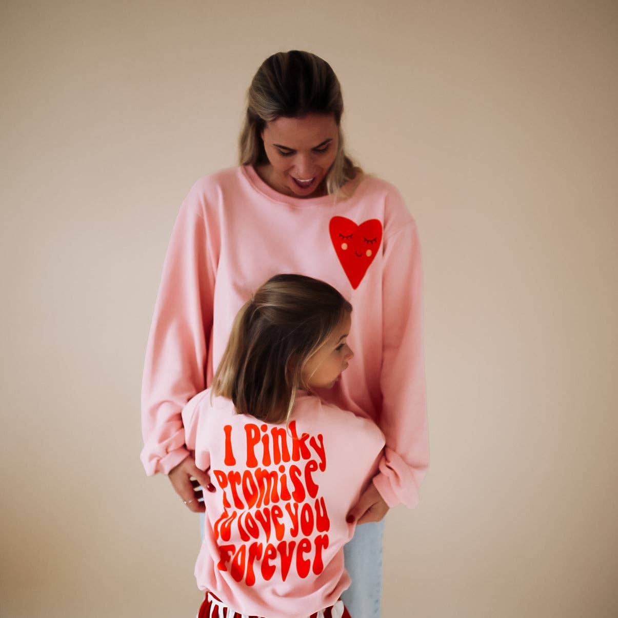 "I Pinky Promise to Love You Forever" Matching Mom Sweatshirt
