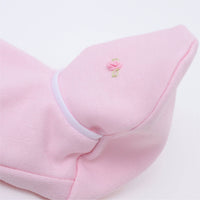 Hazel Smocked Footie - Pink