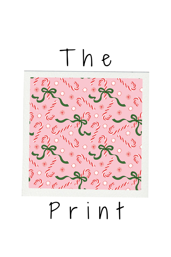 Candy Cane Ribbons Ruffle Zipper Sleeper