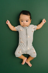 Classic Goose Bamboo Short Romper