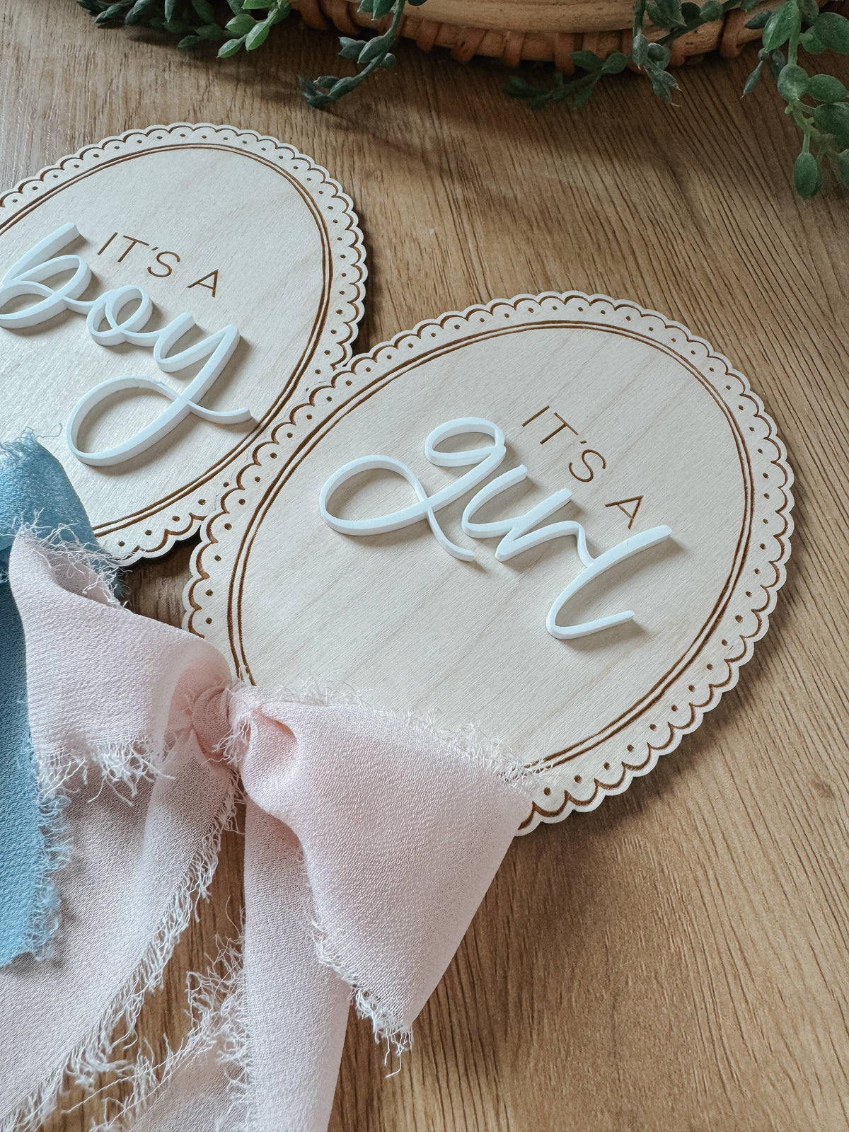 Gender Announcement Sign – A Charming Photo Prop