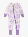 Wisteria Purple Butterfly Garden Toile Zipper Sleeper
