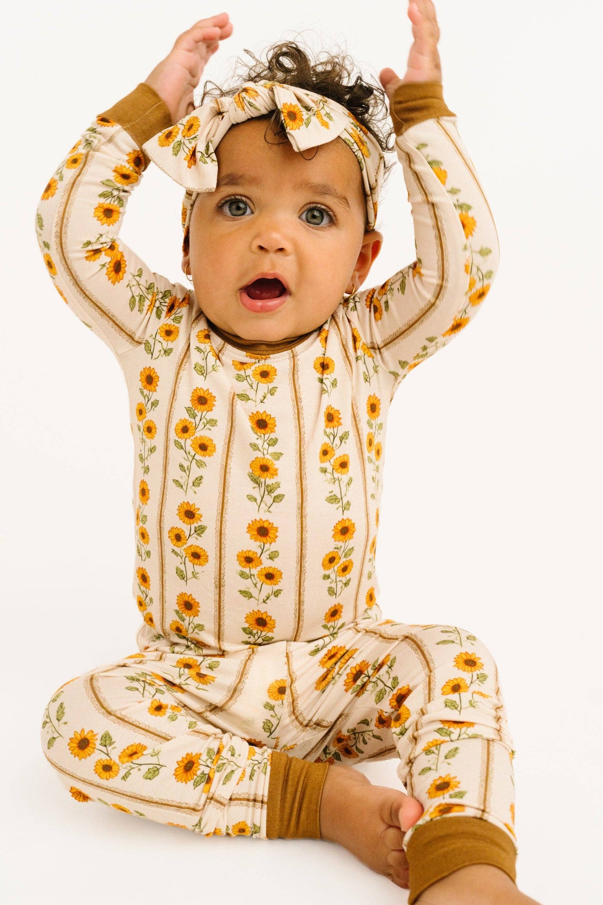 Sunflower Stripe Bamboo Set