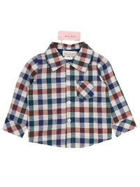 Fall Vintage Plaid Button Up