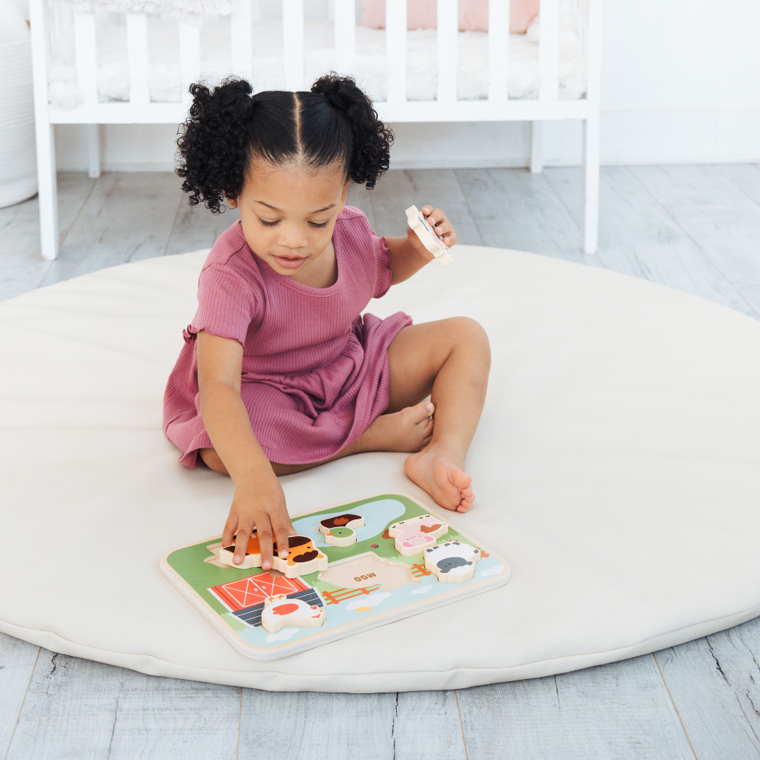 Wooden Barn Animal Puzzle