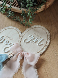 Gender Announcement Sign – A Charming Photo Prop