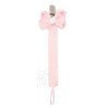 Scalloped Grosgrain Pacifier Clip w/ Detachable Bow