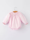 Heart Smocked Embroidery Bubble