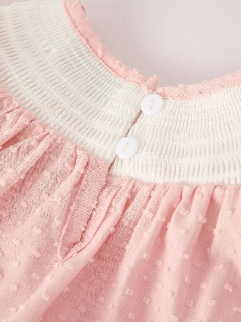 Thanksgiving Embroidery Smock Bubble