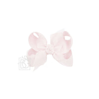 LAYERED ORGANZA/GROSGRAIN BOW ON CLIP