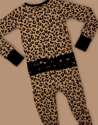 LEOPARD DREAM RUFFLE SLEEPER