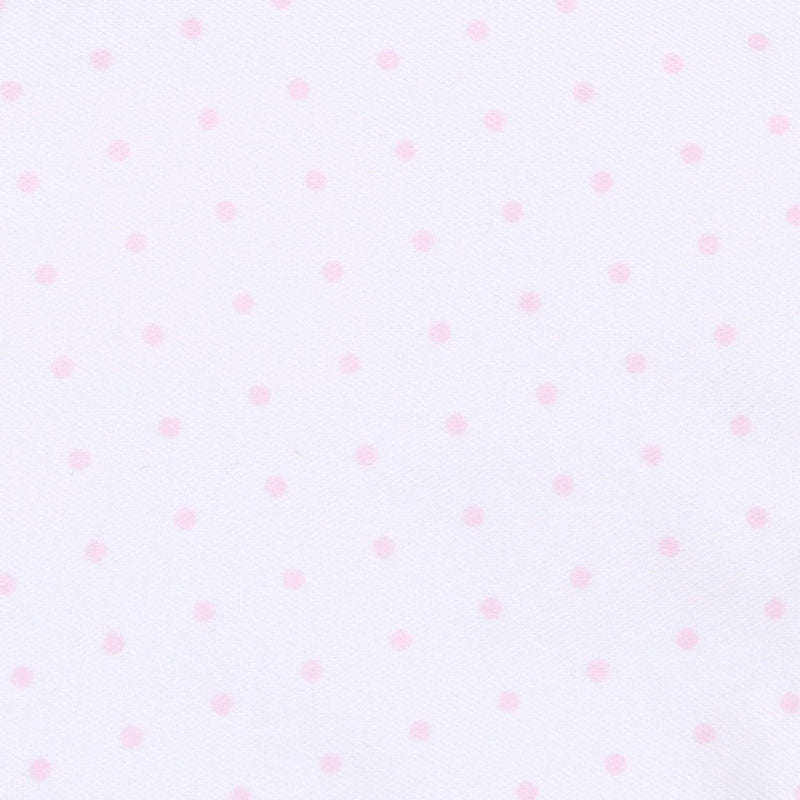 Mini Dots Ruffle Front Converter - Pink