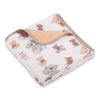 Teddy Bear Cotton Muslin Blanket