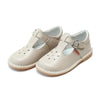 Joy Classic Leather T-Strap Mary Jane in Almond