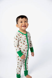 Mallard Drake Ducks-Convertible Zip PJs